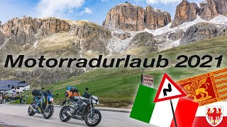 Motorradurlaub 2021  Von Südtirol über den Gardasee bis nach Venedig [upl. by Aztiray936]