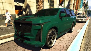 Albany Cavalcade XL Customization GTA Online Cadillac Escalade [upl. by Drageruaeb]