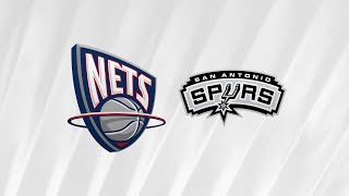 New Jersey Nets v San Antonio Spurs  Kobe Era  NBA 2K24 [upl. by Iana951]