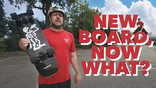 HOW TO LONGBOARDSKATEBOARD FOR BEGINNERS [upl. by Tiffy428]