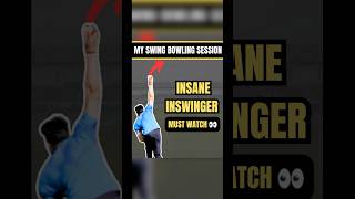 Amazing Inswing Bowling 🔥Swing Bowling in Cricket shorts ytshorts cricket [upl. by Oz26]