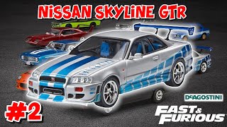 FAST amp FURIOUS COLLECTION 2  NISSAN SKYLINE GTR De Agostini  Edicola [upl. by Ahtivak395]