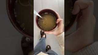 Je prépare ma SOUPE JAPONAISE ❤️🇯🇵 japan food cozy asmr shorts youtubeshorts [upl. by Latreese]