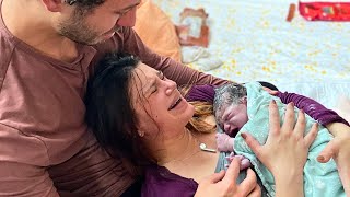 HOME BIRTH VLOG  RAW amp EMOTIONAL Birth [upl. by Yblok]