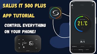 How to control Salus IT 500 thermostat on your PHONE [upl. by Patti]