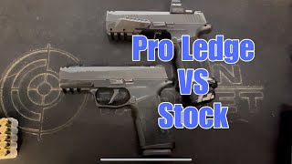 XMacro TacticalDev Pro Ledge vs Stock  Pro Ledge Shooting Review [upl. by Sterne]