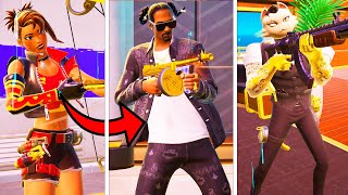 All Fortnite Mythics Bosses amp Weapons amp Key Cards and Vault locations in Fortnite Chapter 2 REMIX [upl. by Airdnahs]