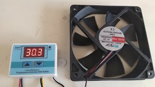 Termostato XHW3001 12 V  como resfriar água do aquário com cooler Ligação elétrica e programação [upl. by Nomad41]