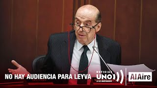 Audiencia de canciller suspendido Leyva fracasó  Noticias Uno Al Aire [upl. by Lillith]