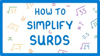 GCSE Maths  What on Earth are Surds And How do You Simplify Them Part 13 40 [upl. by Assena]