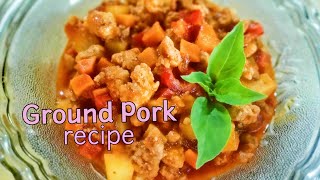 Ground Pork recipe  Pork Giniling [upl. by Thissa]