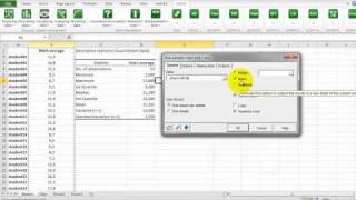 How to compare an average to a reference with a Students ttest and a ztest in XLSTAT [upl. by Lashar]