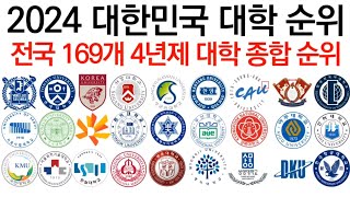 2024 대한민국 대학 순위에 대해 알아보자 [upl. by Pitts435]