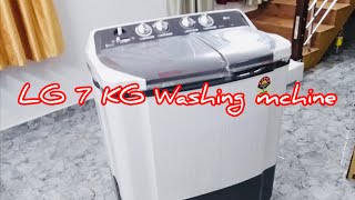 LG 7 KG 5 Star Wind Jet Dry Semi Automatic Top Loading WASHING MACHINE [upl. by Zimmermann]