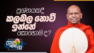 04 ප්‍රශ්නයකදී කලබල නොවී ඉන්නේ කොහොම ද ‍ උපාය කුසල  Venerable Welimada Saddaseela Thero [upl. by Kral]