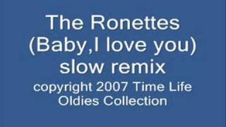 The Ronettes baby I love you slow remix [upl. by Auqined2]