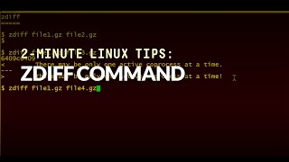 How to use the zdiff command [upl. by Llovera]