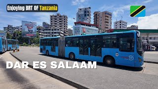 I Enjoying BRT System of Tanzania on Sunday 2024 Things have Changed [upl. by Semela]