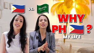 Life In SAUDI🇸🇦❤️ VS Life In The PHILIPPINES🇵🇭❤️ الفرق بين حياتي في السعودية و الفلبين [upl. by Nolaf]