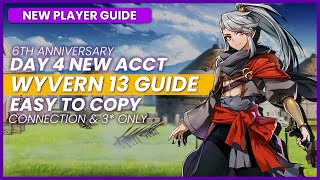 THE EASIEST Wyvern 13 Team Endgame Starts Here Day 4 New Player 2024 Play Along Guide epicseven [upl. by Annaoy89]