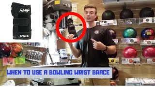 Pro Bowling🎳 Tip  When To Use A Bowling Wrist Brace and WHY [upl. by Maxma]