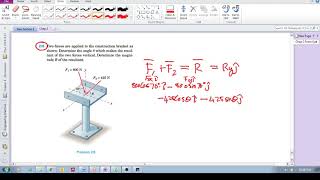 Chap 23  Rectangular components e Problem 26 [upl. by Tracy375]