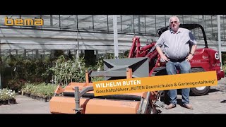 Kehrmaschinen für Dreck und Schmutz  bema 20  Buten Baumschule und Gartengestaltung [upl. by Holton444]