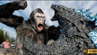 Most Dramatic TRex AttackGODILLA x Kong 2 The New Empire DINOSAOR Jurassic 4 Sitaram Vfx Magic [upl. by Tildie]