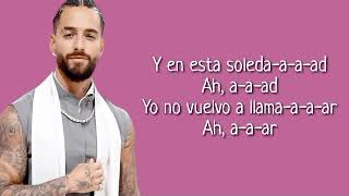 Maluma  Aparentemente Letra [upl. by Bigford486]