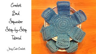 Crochet Bowl Separator StepbyStep Tutorial Rounds 1 amp 2 [upl. by Nazar]