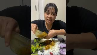 Masu vat lyam lyam😂😂😂♥️ shorts asmr eatshow food eattingshow foryou sweta foodchannel [upl. by Aldora468]