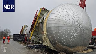 GasTank im Graben  Schwertransport mit Hindernissen  Die Nordreportage  NDR [upl. by Armahs]