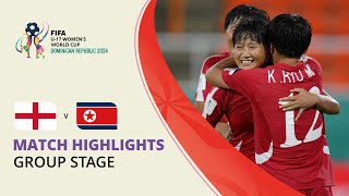 HIGHLIGHTS England v Korea DPR  FIFA U17 Women’s World Cup 2024 [upl. by Bella]