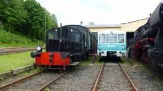 fHD Reichsbahn  Spektakel Maschinenhaustage in Löbau  ein leiser Film zum Schauen [upl. by Akinwahs853]