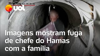 Israel divulga vídeo de líder do Hamas Yahya Sinwar em túnel horas antes de ataque de 7 de outubro [upl. by Magner]