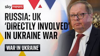 Russian ambassador says UK directly involved in war after Storm Shadow attack  Ukraine War [upl. by Eislek]