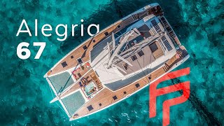 Alegria 67 the quintessence of luxury  By Fountaine Pajot [upl. by Jarid]