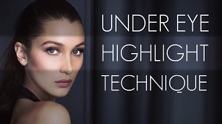 HOW TO UNDER EYE HIGHLIGHT TUTORIAL  NO CAKING  NO CREASING [upl. by Penhall]