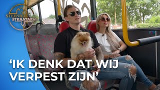 ZWARE TIJD voor RIJK STEL MET DE BUS en GEEN GELD voor LUNCH  Steenrijk straatarm [upl. by Onra]