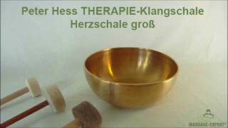 Peter Hess THERAPIEKlangschale Herzschale groß [upl. by Ainola]