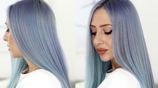 HOW TO DYE YOUR HAIR BLUE  LORÉAL COLORISTA BLUE REVIEW  BLUE OMBRE  Carly Musleh [upl. by Audun]