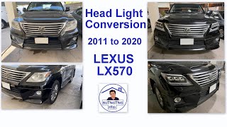 LEXUS LX570 Headlight conversion II Model 2011 to 2020 [upl. by Leonardi406]