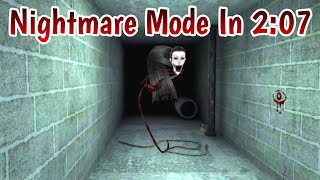 Eyes The Horror Game Speedrun In 207 MansionStandardKrasueNightmare [upl. by Areem]