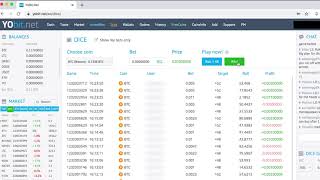 426 PROFIT IN 2 MINUTES ON YOBITNET DICE GAME REAL PROOFS [upl. by Einahets]