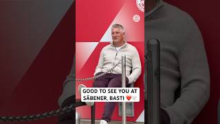 A special guest at Säbener 🥰 FCBayern MiaSanMia [upl. by Wain]