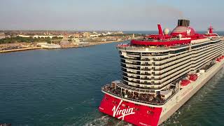 virgin Voyages Resilient Lady Portsmouth 2024 [upl. by Wolfgram488]