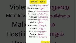 English words for beginners spokenenglish spokenenglishintamil vocabulary english shortsfeed [upl. by Mutua840]