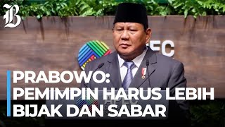 APEC 2024 Prabowo Bicara Soal Tantangan Pemimpin di Tengah Melesatnya Teknologi [upl. by Jacquet]