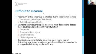 Cancer Related Cognitive Dysfunction [upl. by Alyks]