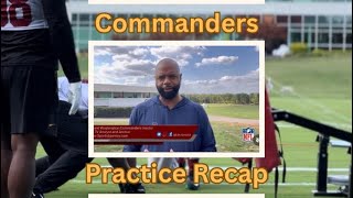 Washington Commanders Prep for NY Giants Week 2 Full Practice Report [upl. by Kyd]